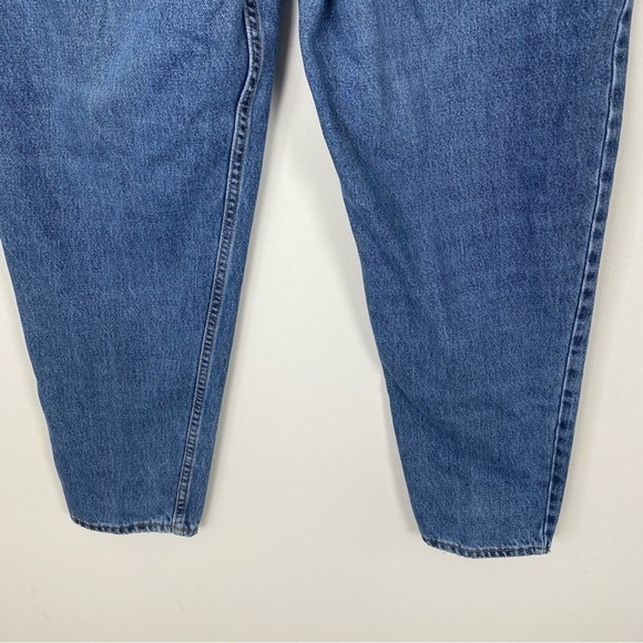 VINTAGE 90s LEVI’S 9922 Orange Tab Tapered Fit Tapered Leg Mom Jeans 22 Short - Picture 4 of 9